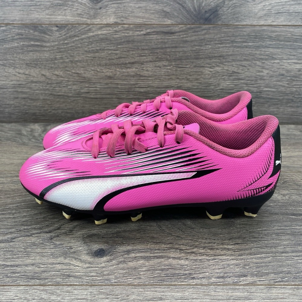 Puma Youth Ultra Play Soccer Cleats Shoes Size 2.5‎ Pink 107775